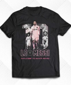 Leo Messi 2023 Welcome To Inter Miami Signatures T-shirt Leo Messi 2023 Welcome To Inter Miami Signatures T-shirt