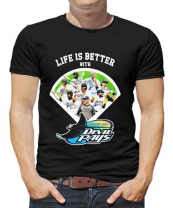 Life Is Better With Tampa Bay Devilrays Signatures Shirt Life Is Better With Tampa Bay Devilrays Signatures Shirt