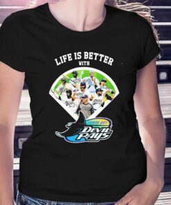 Life Is Better With Tampa Bay Devilrays Signatures Shirt Life Is Better With Tampa Bay Devilrays Signatures Shirt