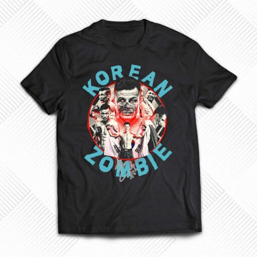 Limited Edition 2023 Korean Zombie Signature T-shirt