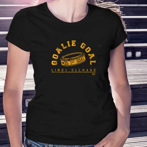 Linus Ullmark Goalie Goal T-shirt