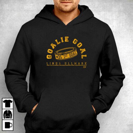 Linus Ullmark Goalie Goal T-shirt