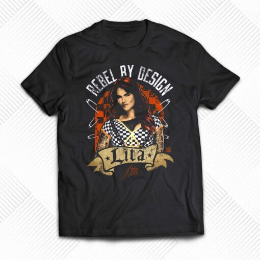 Lita Fanatics Branded Rebel By Design T-shirt