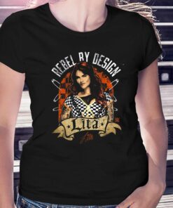 Lita Fanatics Branded Rebel By Design T-shirt Lita Fanatics Branded Rebel By Design T-shirt