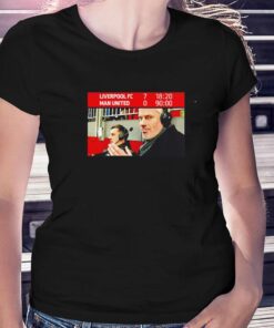 Liverpool 7-0 Man United Scoreboard T-shirt Liverpool 7-0 Man United Scoreboard T-shirt
