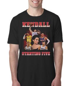 Loahaddian Kendall Jenner Team Kendall Starting Five Shirt Loahaddian Kendall Jenner Team Kendall Starting Five Shirt
