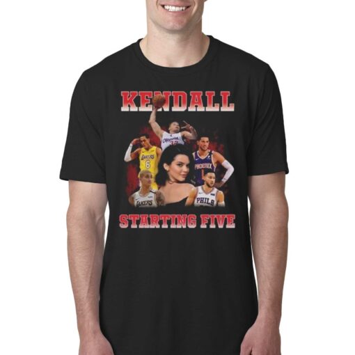 Loahaddian Kendall Jenner Team Kendall Starting Five Shirt