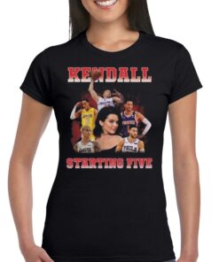 Loahaddian Kendall Jenner Team Kendall Starting Five Shirt Loahaddian Kendall Jenner Team Kendall Starting Five Shirt