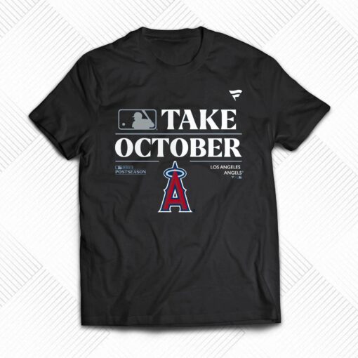 Los Angeles Angels Fanatics Branded 2023 Postseason Locker Room T-shirt