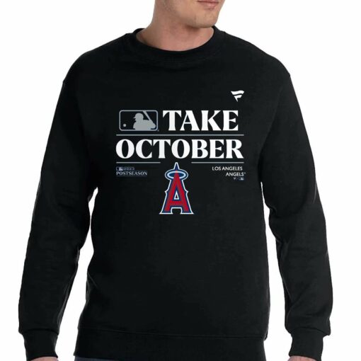 Los Angeles Angels Fanatics Branded 2023 Postseason Locker Room T-shirt