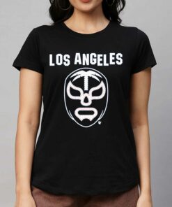 Los Angeles Baseball Lucha Mask Shirt Los Angeles Baseball Lucha Mask Shirt