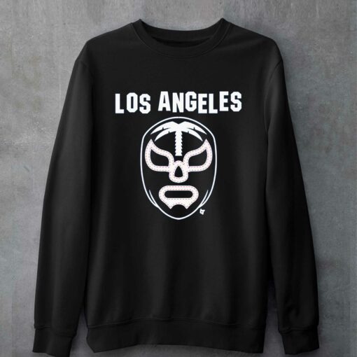 Los Angeles Baseball Lucha Mask Shirt