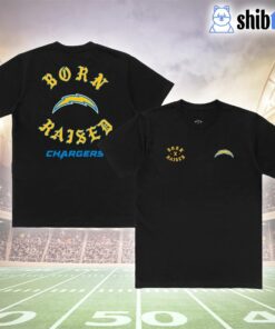 Los Angeles Chargers Born X Raised Unisex T shirt 3