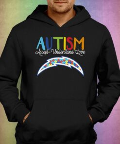 Los Angeles Chargers Nfl Autism Awareness Accept Understand Love Shirt 2 Los Angeles Chargers Nfl Autism Awareness Accept Understand Love Shirt 3
