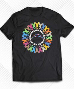 Los Angeles Chargers Whatever Color Cancer Sucks Nfl 2023 Shirt Los Angeles Chargers Whatever Color Cancer Sucks Nfl 2023 Shirt
