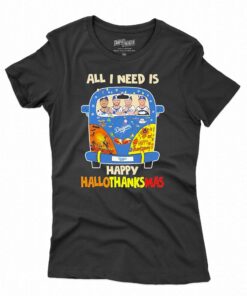 Los Angeles Dodgers Bus All I Need Is Happy Hallothanksmas 2023 T-shirt Los Angeles Dodgers Bus All I Need Is Happy Hallothanksmas 2023 T-shirt