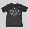 Los Angeles Dodgers Fanatics Branded 2023 Nl West Division Champions Locker Room T-shirt