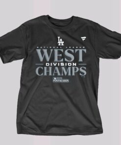 Los Angeles Dodgers Fanatics Branded 2023 Nl West Division Champions Locker Room T-shirt Los Angeles Dodgers Fanatics Branded 2023 Nl West Division Champions Locker Room T-shirt
