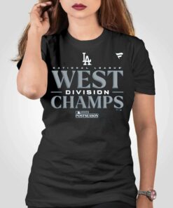 Los Angeles Dodgers Fanatics Branded 2023 Nl West Division Champions Locker Room T-shirt Los Angeles Dodgers Fanatics Branded 2023 Nl West Division Champions Locker Room T-shirt