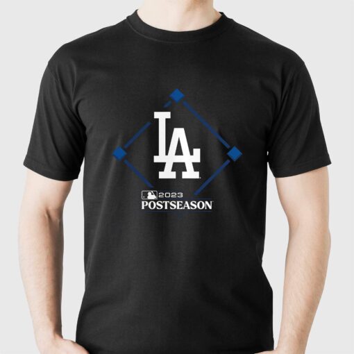 Los Angeles Dodgers Fanatics Branded 2023 Postseason Around The Horn T-shirt