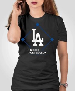 Los Angeles Dodgers Fanatics Branded 2023 Postseason Around The Horn T-shirt Los Angeles Dodgers Fanatics Branded 2023 Postseason Around The Horn T-shirt
