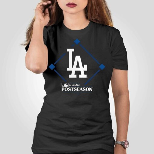 Los Angeles Dodgers Fanatics Branded 2023 Postseason Around The Horn T-shirt