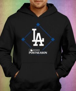 Los Angeles Dodgers Fanatics Branded 2023 Postseason Around The Horn T-shirt 2 Los Angeles Dodgers Fanatics Branded 2023 Postseason Around The Horn T shirt 3