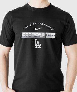 Los Angeles Dodgers Nike 2023 Nl West Division Champions T-shirt Los Angeles Dodgers Nike 2023 Nl West Division Champions T-shirt
