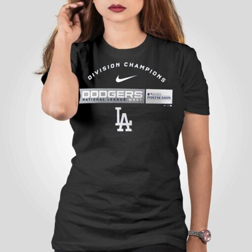 Los Angeles Dodgers Nike 2023 Nl West Division Champions T-shirt