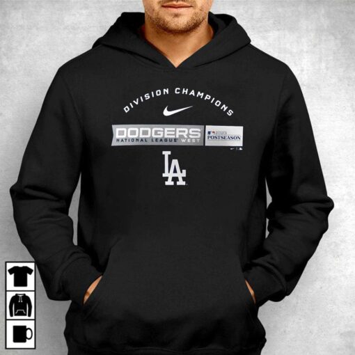 Los Angeles Dodgers Nike 2023 Nl West Division Champions T-shirt