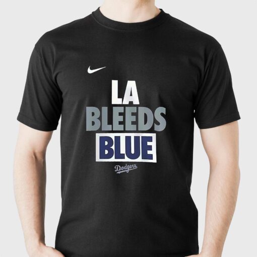 Los Angeles Dodgers Nike La Bleed Blue Shirt