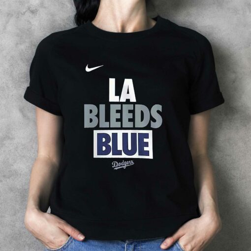 Los Angeles Dodgers Nike La Bleed Blue Shirt