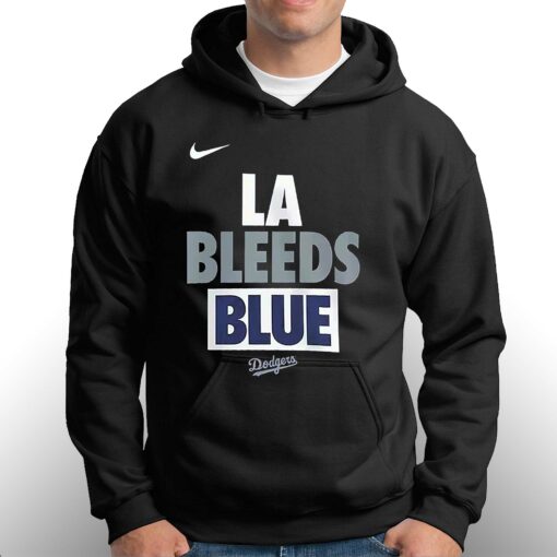 Los Angeles Dodgers Nike La Bleed Blue Shirt