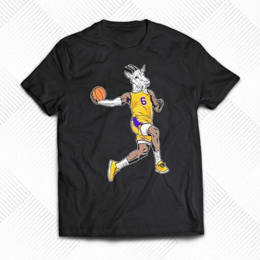 Los Angeles Lakers Goat Shot Lebron James Shirt