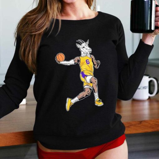 Los Angeles Lakers Goat Shot Lebron James Shirt