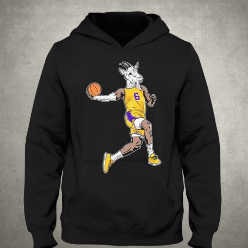 Los Angeles Lakers Goat Shot Lebron James Shirt