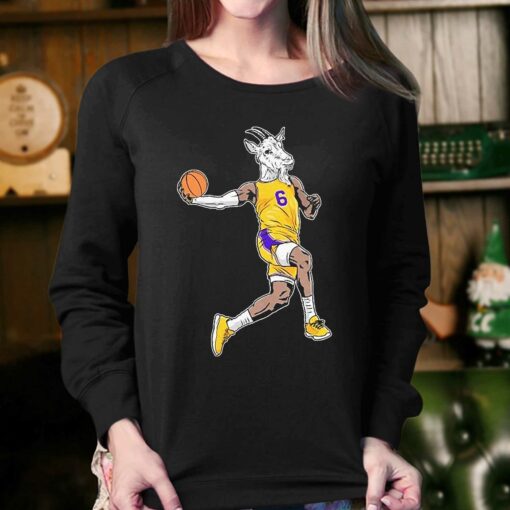 Los Angeles Lakers Goat Shot Lebron James Shirt