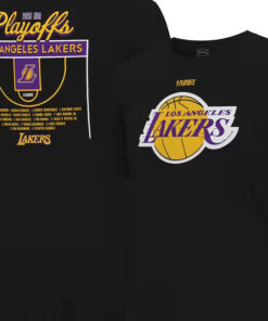 Los Angeles Lakers Stadium Essentials Unisex 2023 Nba Playoffs Roster T-shirt Los Angeles Lakers Stadium Essentials Unisex 2023 Nba Playoffs Roster T-shirt