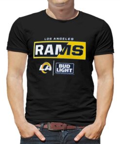 Los Angeles Rams Fanatics Branded Nfl X Bud Light T-shirt Los Angeles Rams Fanatics Branded Nfl X Bud Light T-shirt