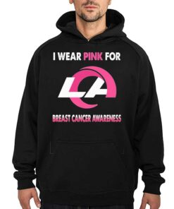 Los Angeles Rams I Wear Pink For Breast Cancer Awareness Shirt 2 Los Angeles Rams I Wear Pink For Breast Cancer Awareness Shirt 3