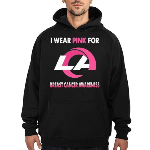 Los Angeles Rams I Wear Pink For Breast Cancer Awareness Shirt