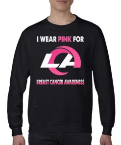 Los Angeles Rams I Wear Pink For Breast Cancer Awareness Shirt 3 Los Angeles Rams I Wear Pink For Breast Cancer Awareness Shirt 4