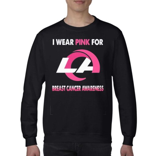 Los Angeles Rams I Wear Pink For Breast Cancer Awareness Shirt