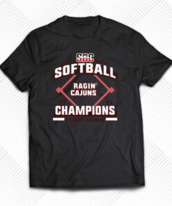 Louisiana Ragin’ Cajuns 2023 Sun Belt Softball Regular Season Champions T-shirt