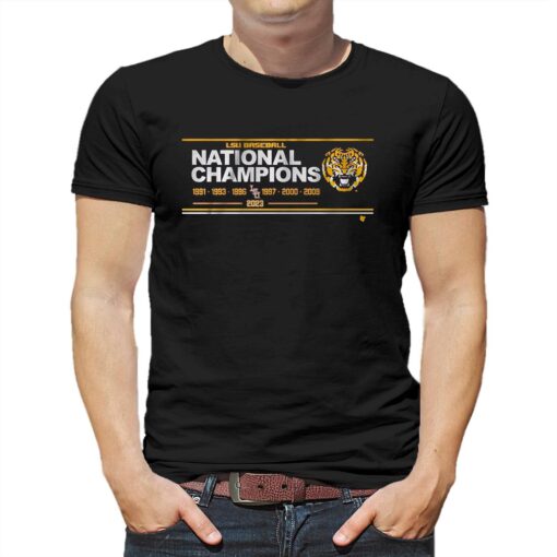 Lsu Baseball National Champions Sign Shirt