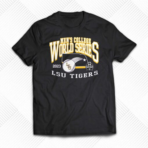 Lsu Tigers 2023 Ncaa Men’s Baseball College World Series T-shirt