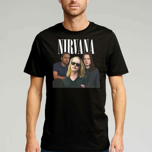 Macaulay Kieran And Rory Culkin Nirvana Parody Shirt