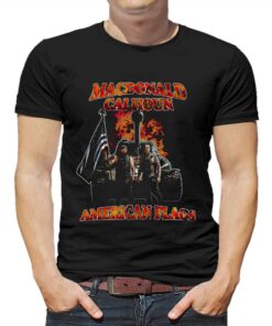 Macdonald Calhoun American Flags Shirt Macdonald Calhoun American Flags Shirt