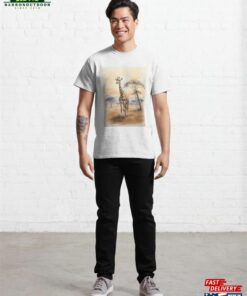 001 Cute Giraffe In A Serengeti Scene Classic T-Shirt Unisex 2 001 Cute Giraffe In A Serengeti Scene Classic T Shirt Unisex 3