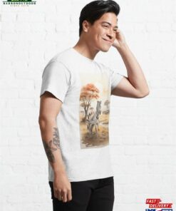 001 Cute Zebra In A Serengeti Scene Classic T Shirt Sweatshirt Hoodie 4